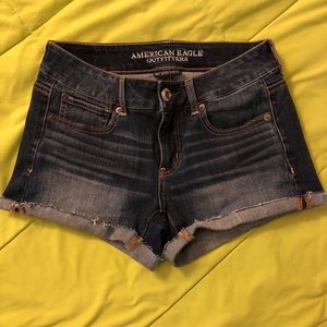 American Eagle Shortie Jean Shorts